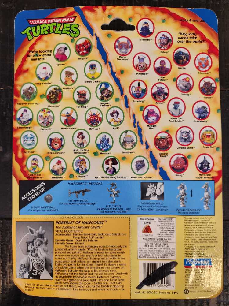 Halfcourt - Playmates (Teenage Mutant Ninja Turtles) action figure collectible [Barcode 3249620650005] - Main Image 2