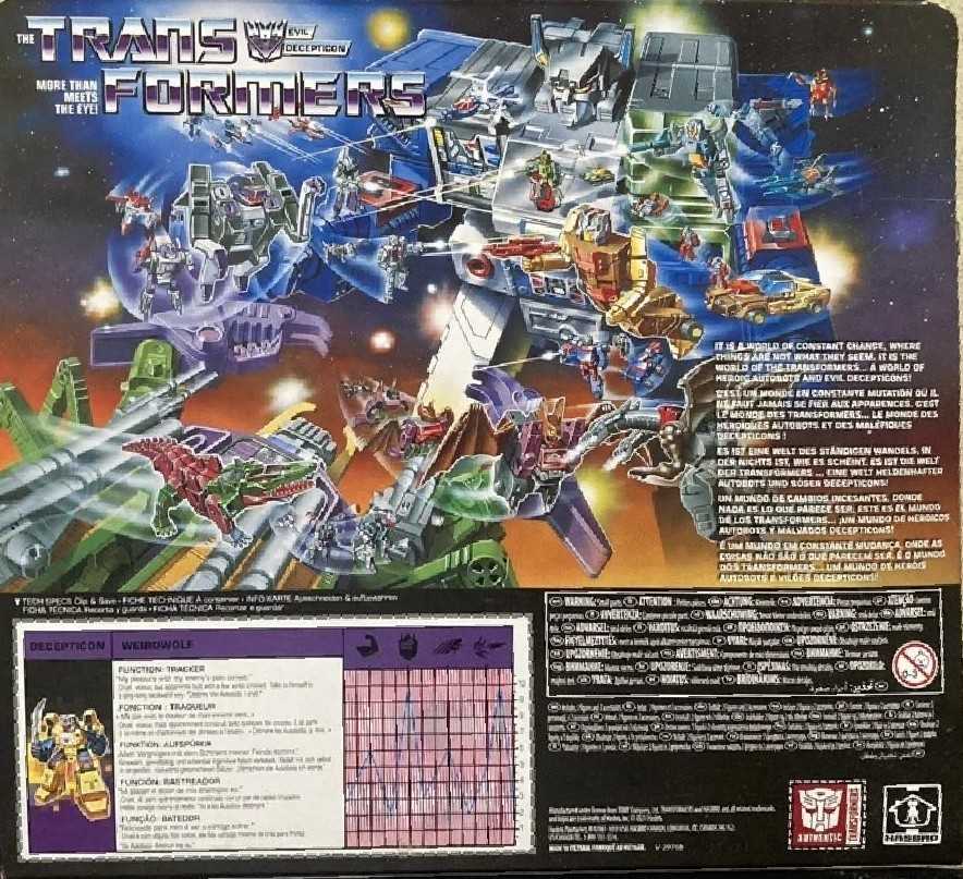 Weirdwolf And Monxo Wal-Mart  - Hasbro (Headmasters G1 Retro) action figure collectible - Main Image 4