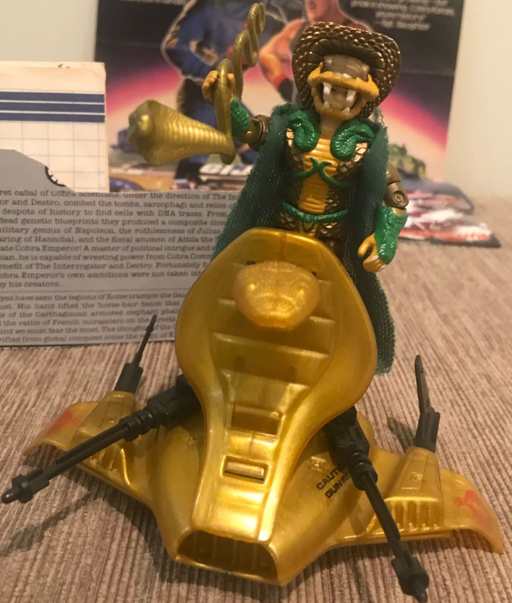 1986 Serpentor v1 - Hasbro (G.I. Joe) action figure collectible - Main Image 2