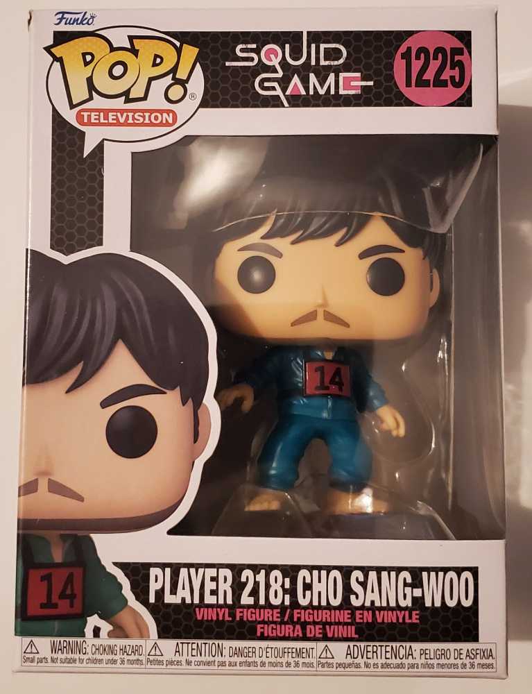 1225 Player 218: Cho Sang-woo - Squid Game - Funko (Funko Pop! Television) action figure collectible [Barcode 889698647984] - Main Image 2