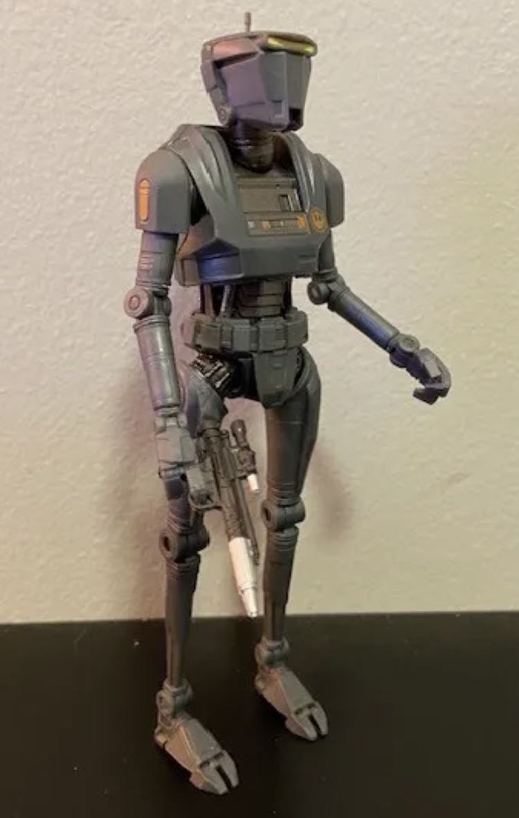 New Republic Security Droid - Hasbro (Star Wars Black 6”) (Star Wars) action figure collectible - Main Image 3