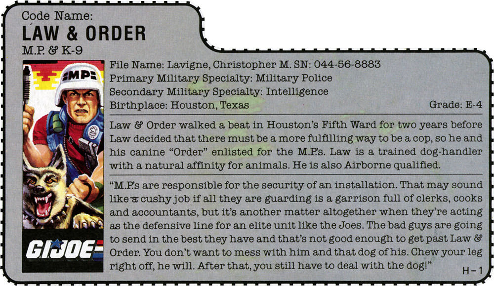 1987 Law & Order v1 - Hasbro (G.I. Joe) action figure collectible - Main Image 3