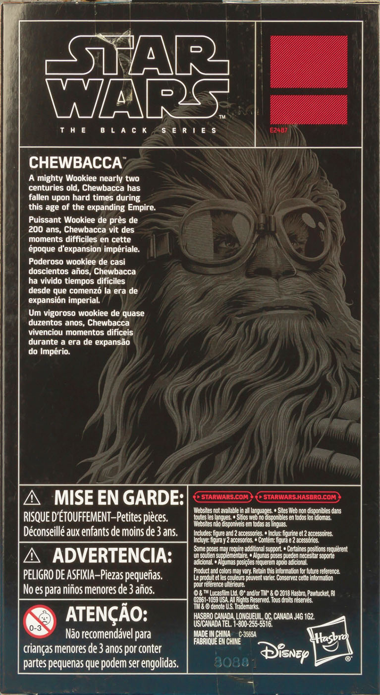 Chewbacca - Disney/Hasbro (Star Wars The Black Series 6) action figure collectible - Main Image 2