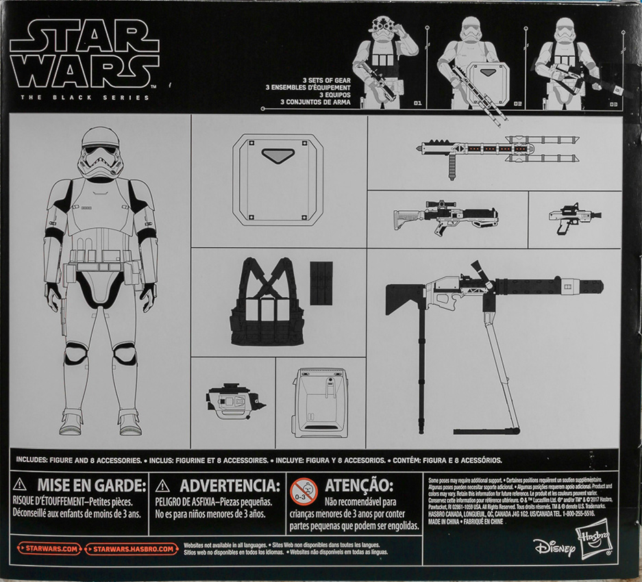 First Order Stormtrooper (Deluxe) - Disney/Hasbro (Star Wars The Black Series 6) action figure collectible - Main Image 2