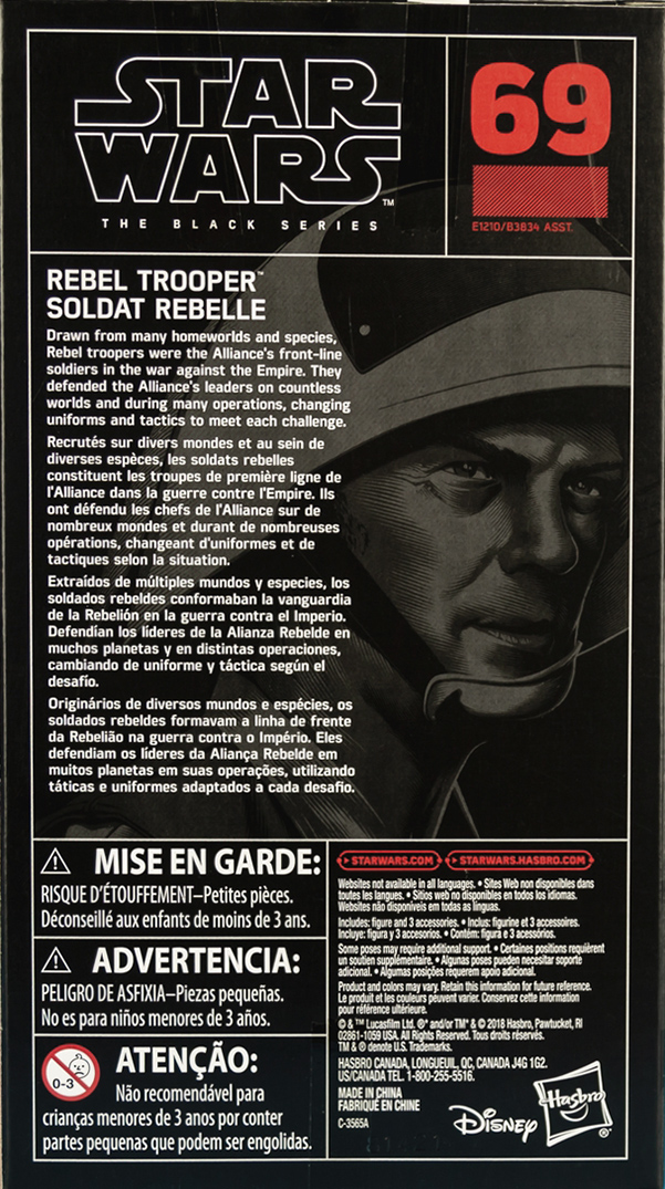 Rebel Fleet Trooper - Disney/Hasbro (Star Wars The Black Series 6) action figure collectible - Main Image 2