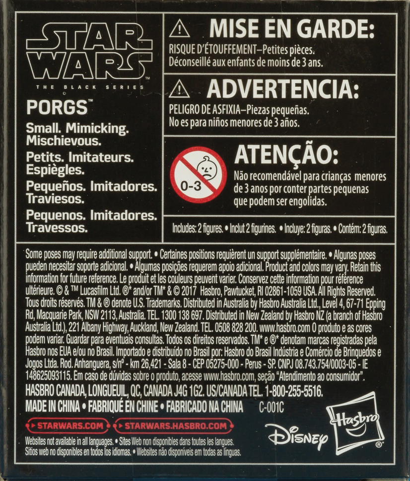 Porgs - Disney/Hasbro (Star Wars The Black Series 6) action figure collectible - Main Image 2