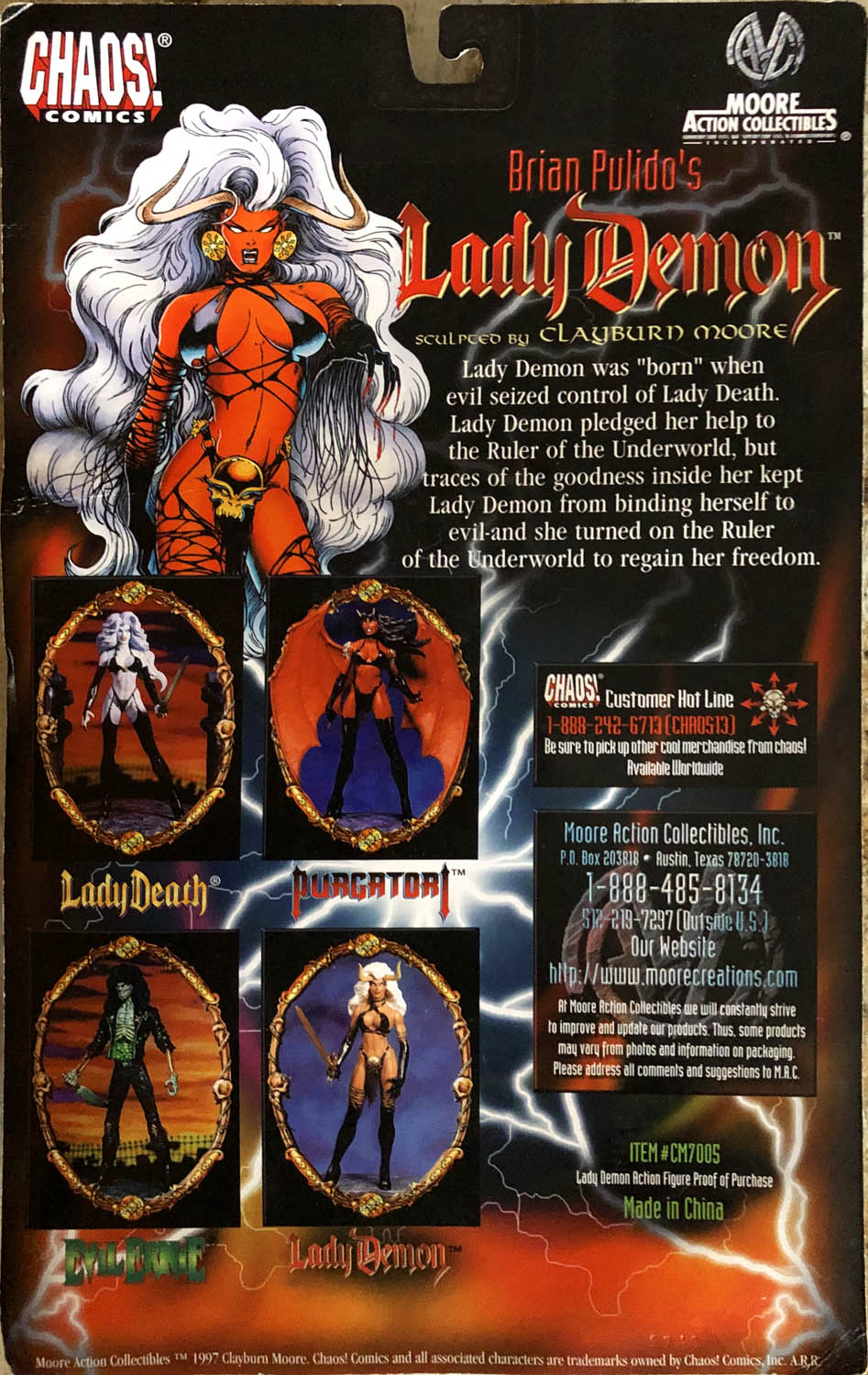 Lady Demon - Moore Action Collectibles (Chaos! Comic Collectibles) action figure collectible - Main Image 2