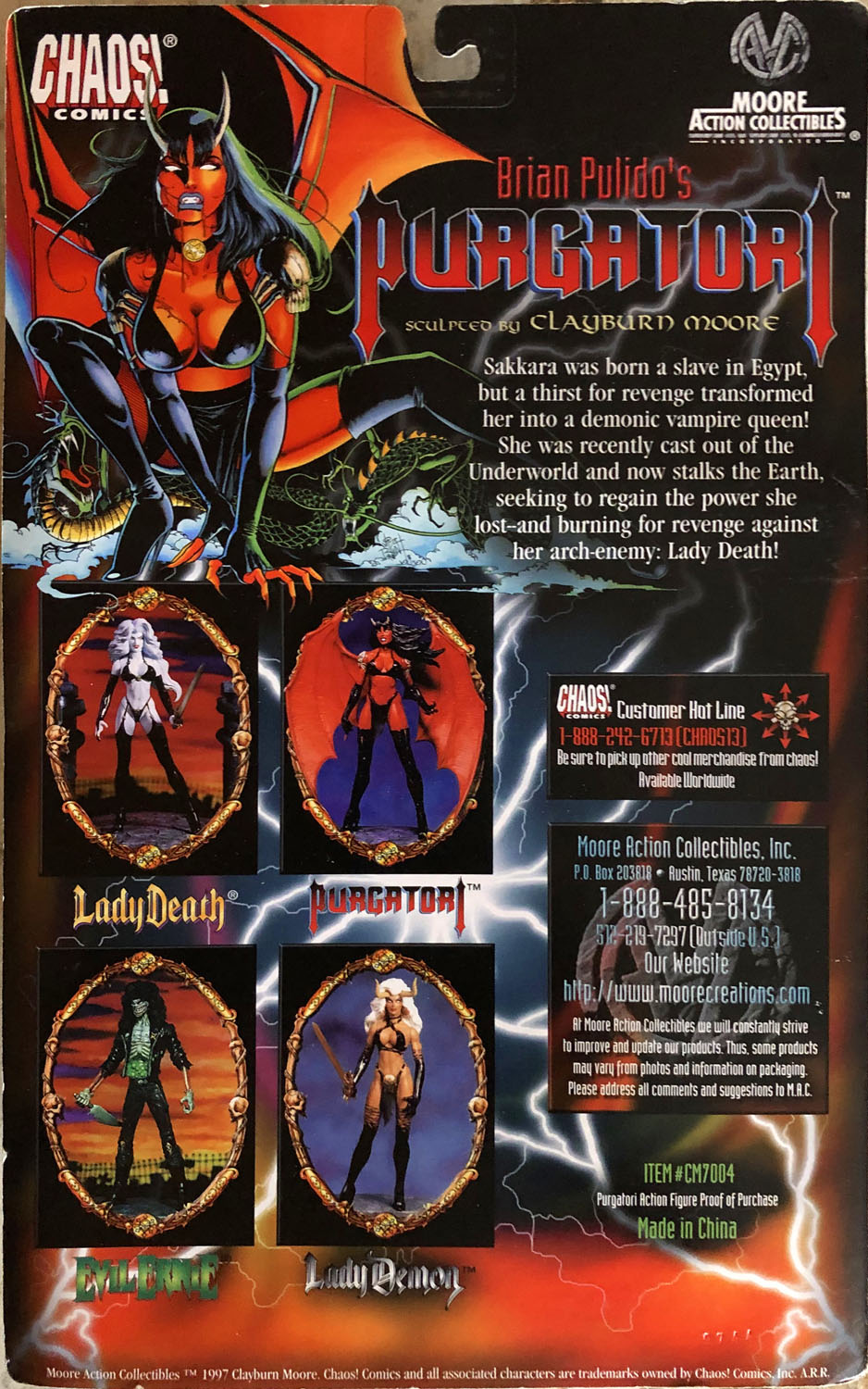 Purgatori - Moore Action Collectibles (Chaos! Comic Collectibles) action figure collectible - Main Image 2