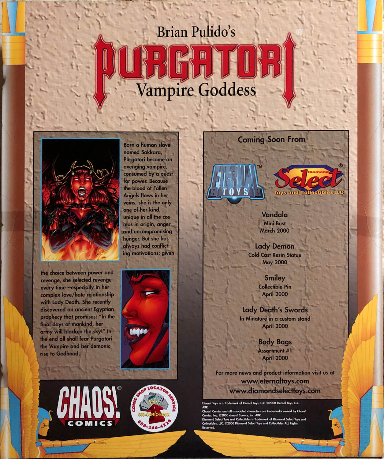 Purgatori - Moore Action Collectibles (Chaos! Comic Collectibles) action figure collectible - Main Image 2