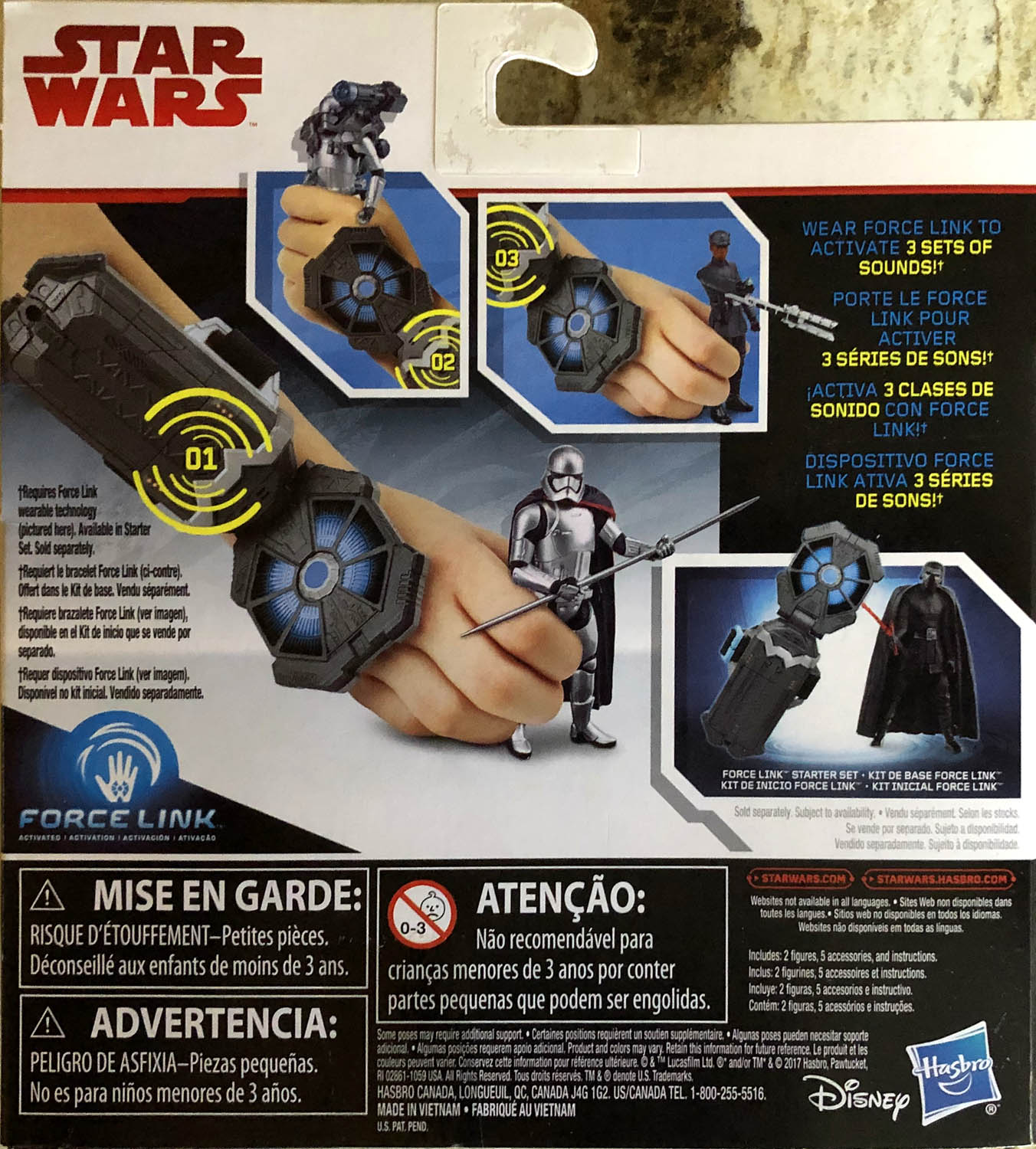 Finn (First Order Disguise) & Captain Phasma - Hasbro (Star Wars The Last Jedi) action figure collectible - Main Image 2