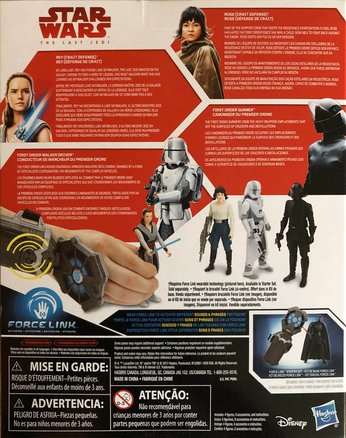 Battle on Crait - Four Pack - Hasbro (Star Wars The Last Jedi) action figure collectible - Main Image 2