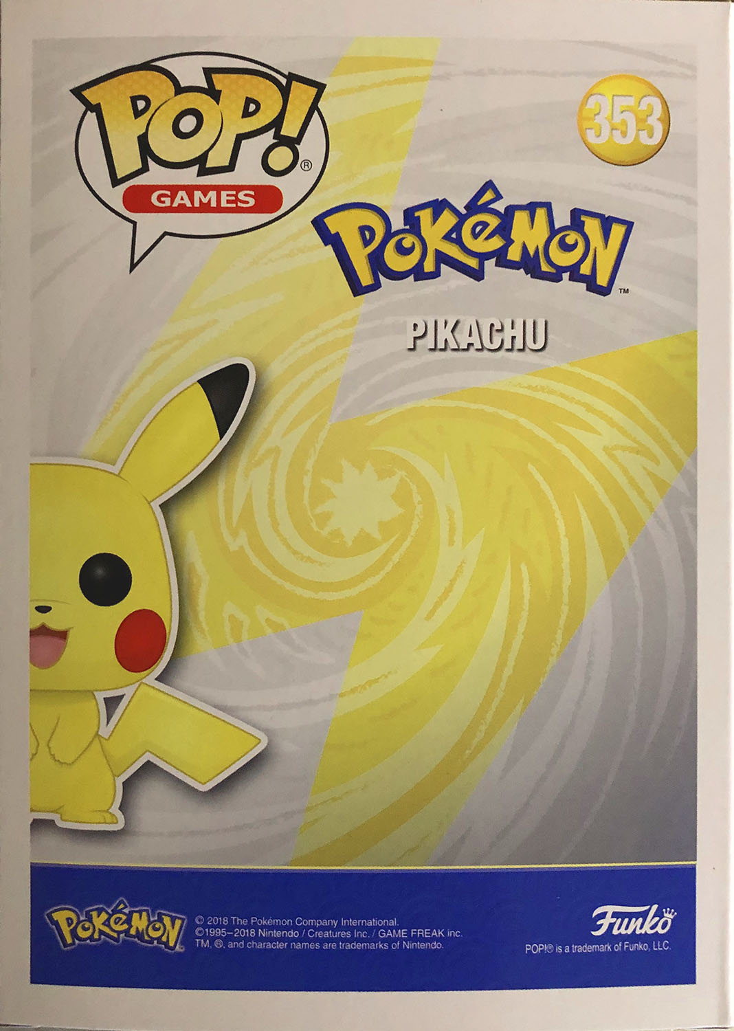 Pikachu 353 - Funko (Pop! Games) action figure collectible - Main Image 2