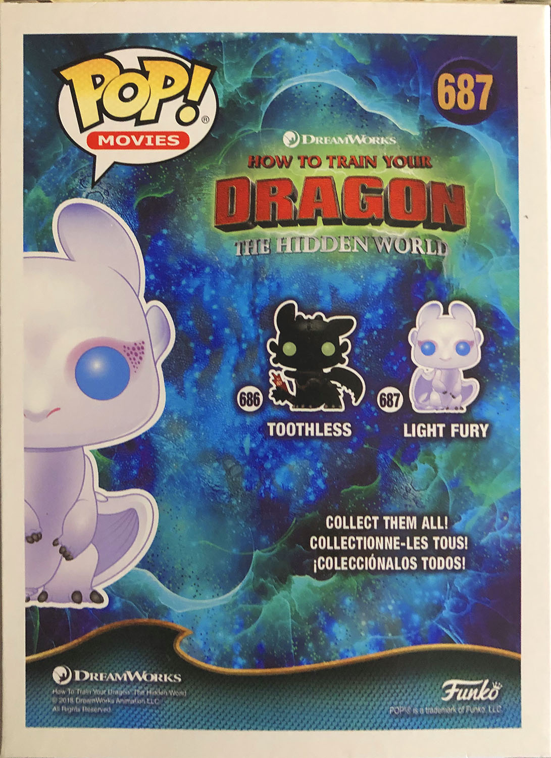 Light Fury 687 - Funko (Pop! Movies) action figure collectible - Main Image 2