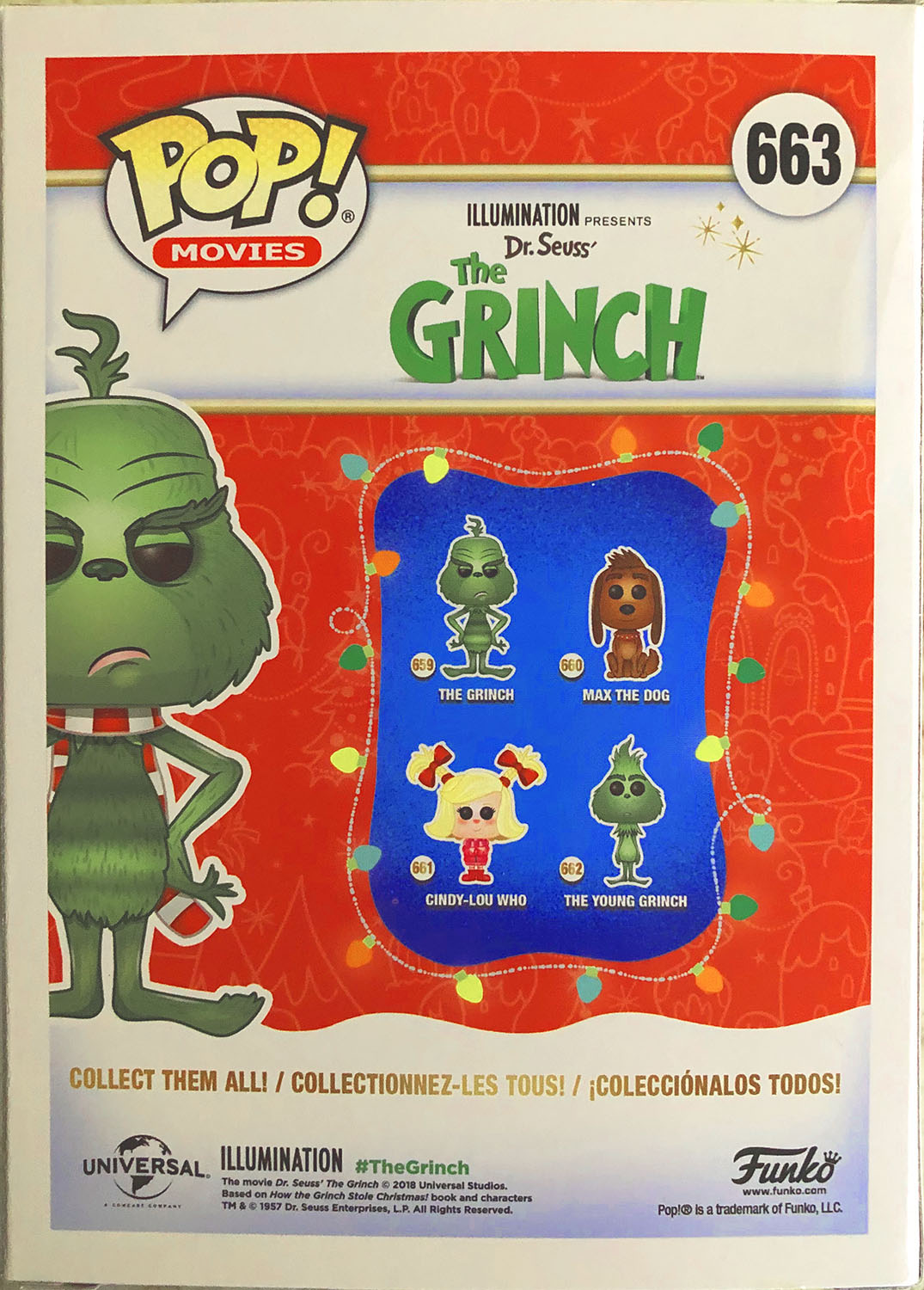 The Grinch 663 - Funko (Pop! Movies) action figure collectible - Main Image 2