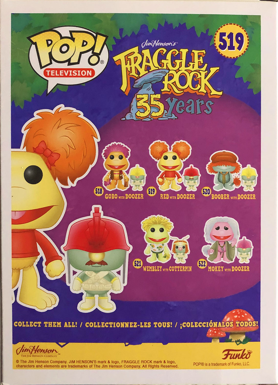 Red with Doozer 519 - Funko (Pop! Television) action figure collectible - Main Image 2
