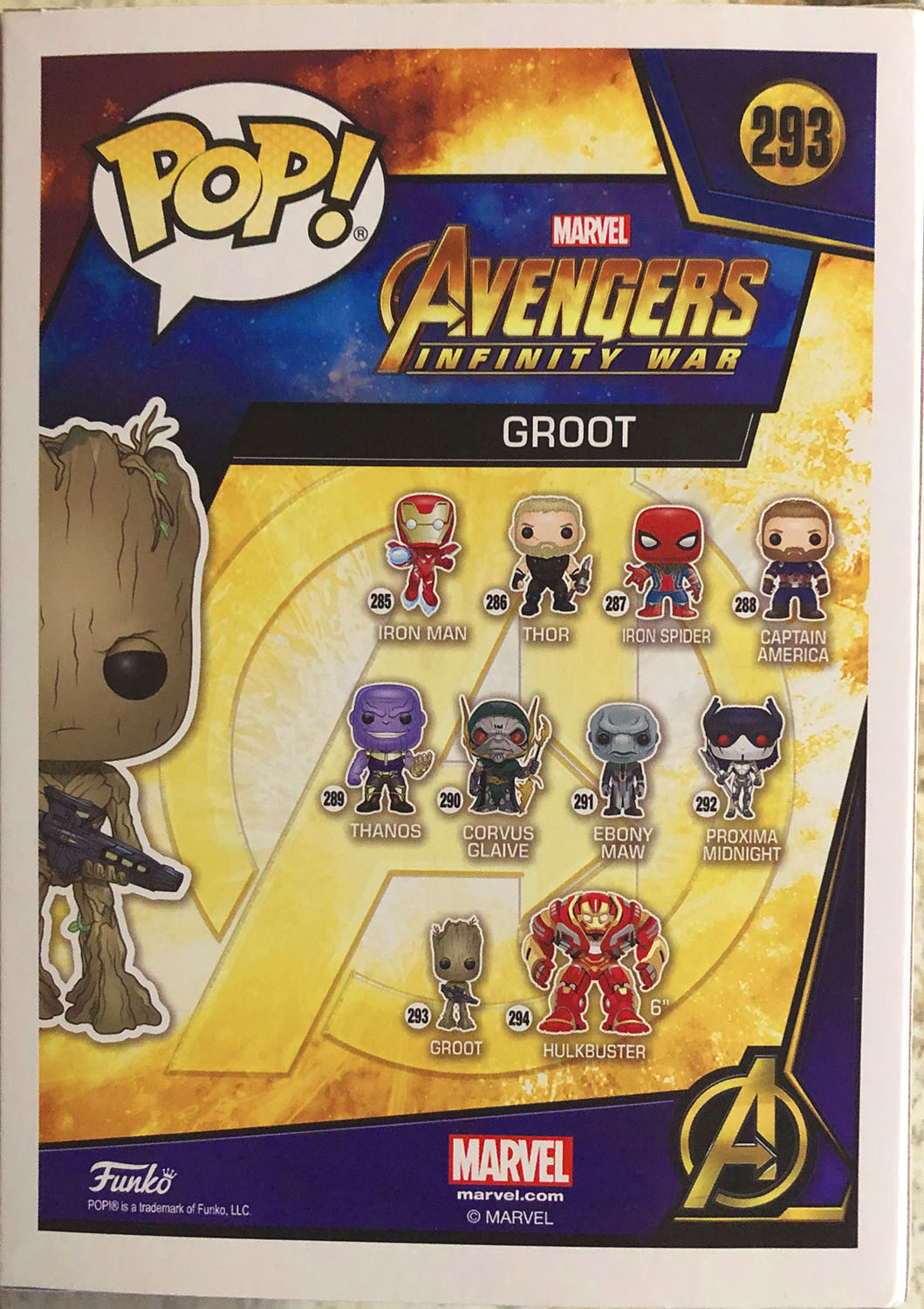 Groot 293 - Funko (POP! MARVEL) action figure collectible - Main Image 2