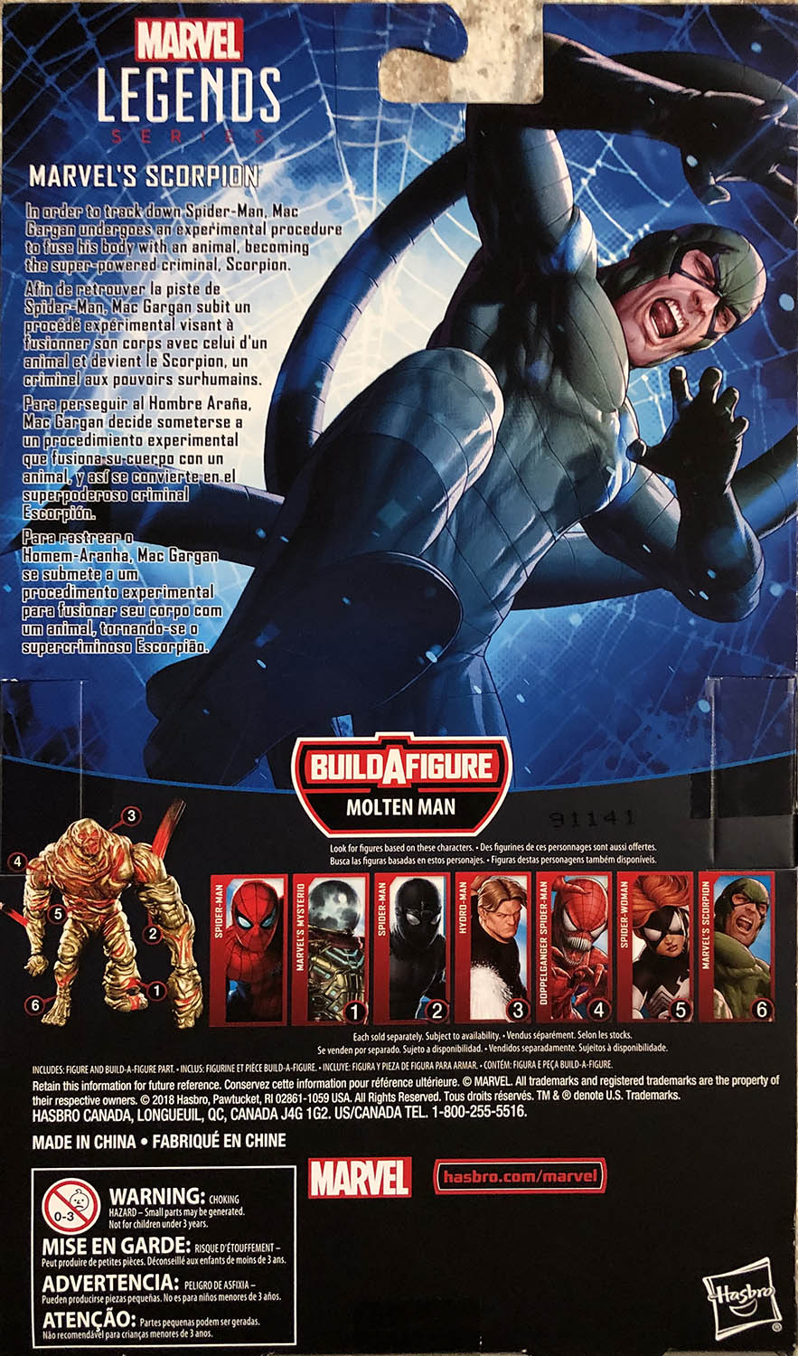 Marvel- Scorpion Legends - Hasbro (Marvel Legends) action figure collectible - Main Image 2