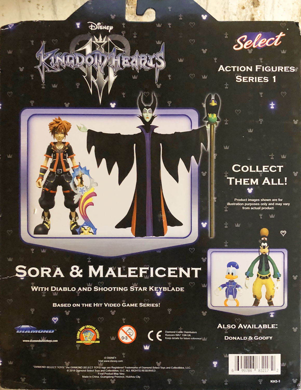 Sora and Maleficent - Diamond Select (Disney Kingdom Hearts) action figure collectible - Main Image 2