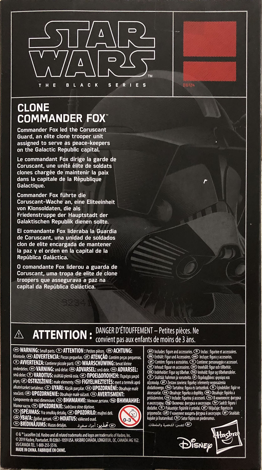 Clone Commander Fox - Disney/Hasbro (Star Wars The Black Series 6) action figure collectible - Main Image 2