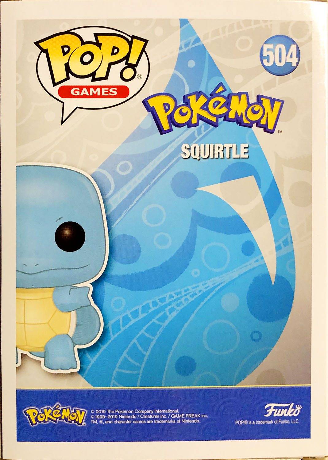 Squirtle 504 - Funko (Pop! Games) action figure collectible - Main Image 2