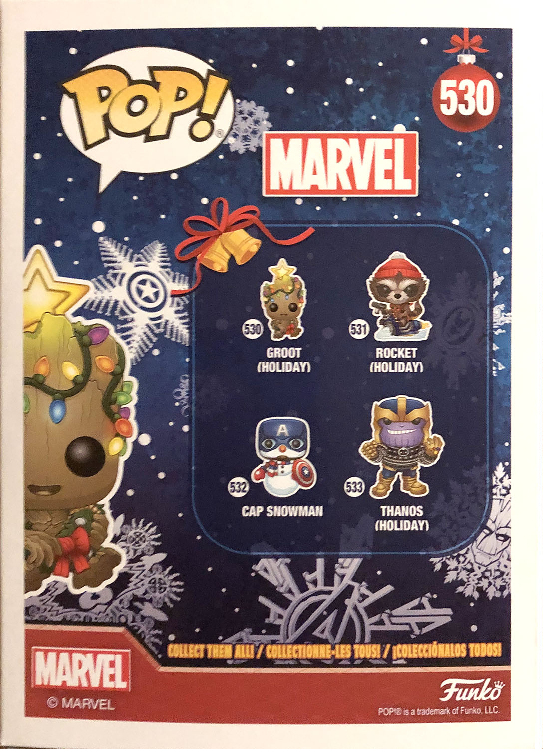 Holiday Groot 530 - Funko (POP! MARVEL) action figure collectible - Main Image 2