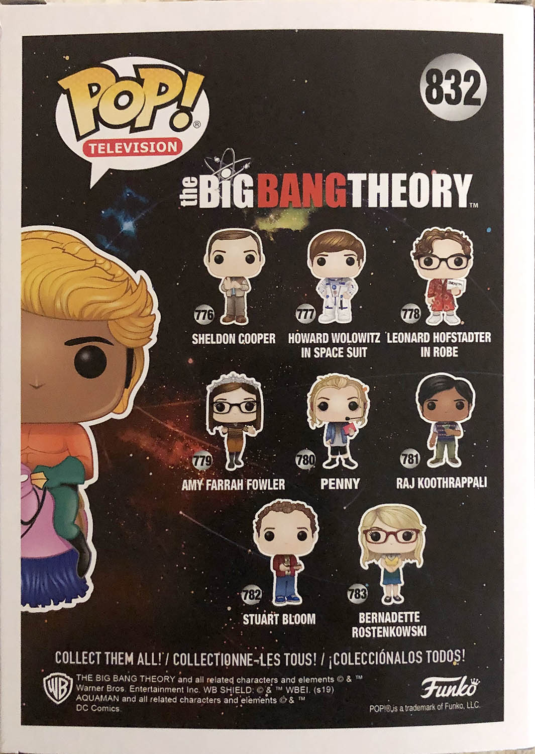 Raj Koothrappali as Aquaman 832 - Funko (POP) (Pop! Television) action figure collectible - Main Image 2