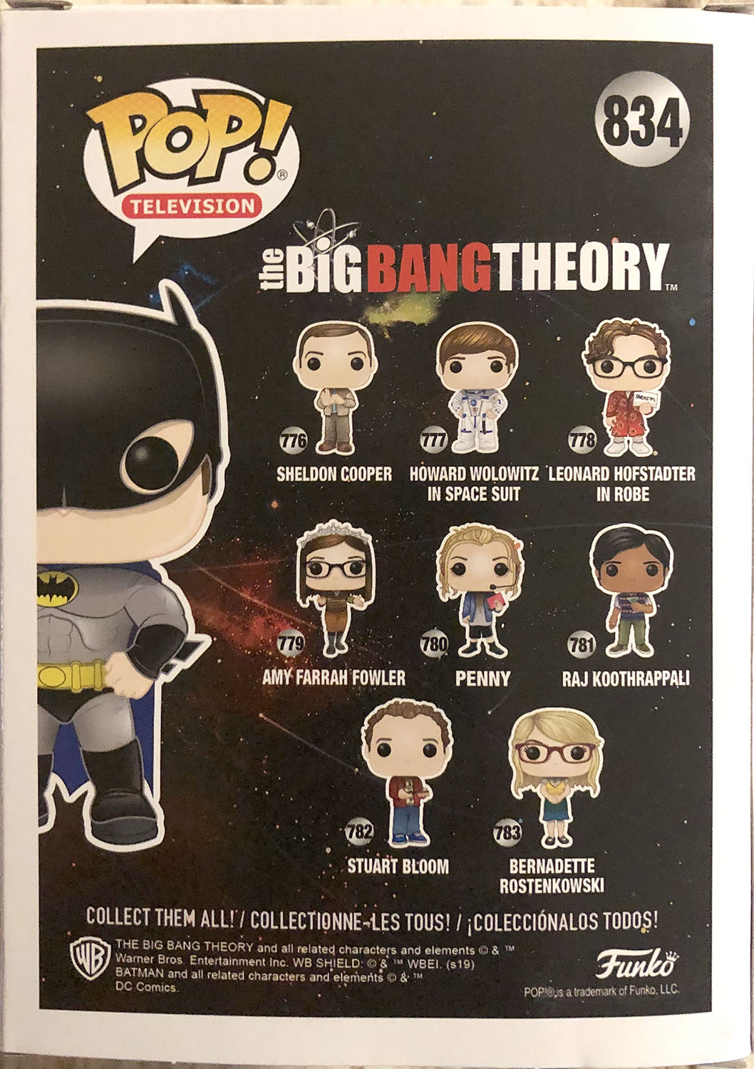 Howard Wolowitz as Batman 834 - Funko (Pop! Television) action figure collectible - Main Image 2