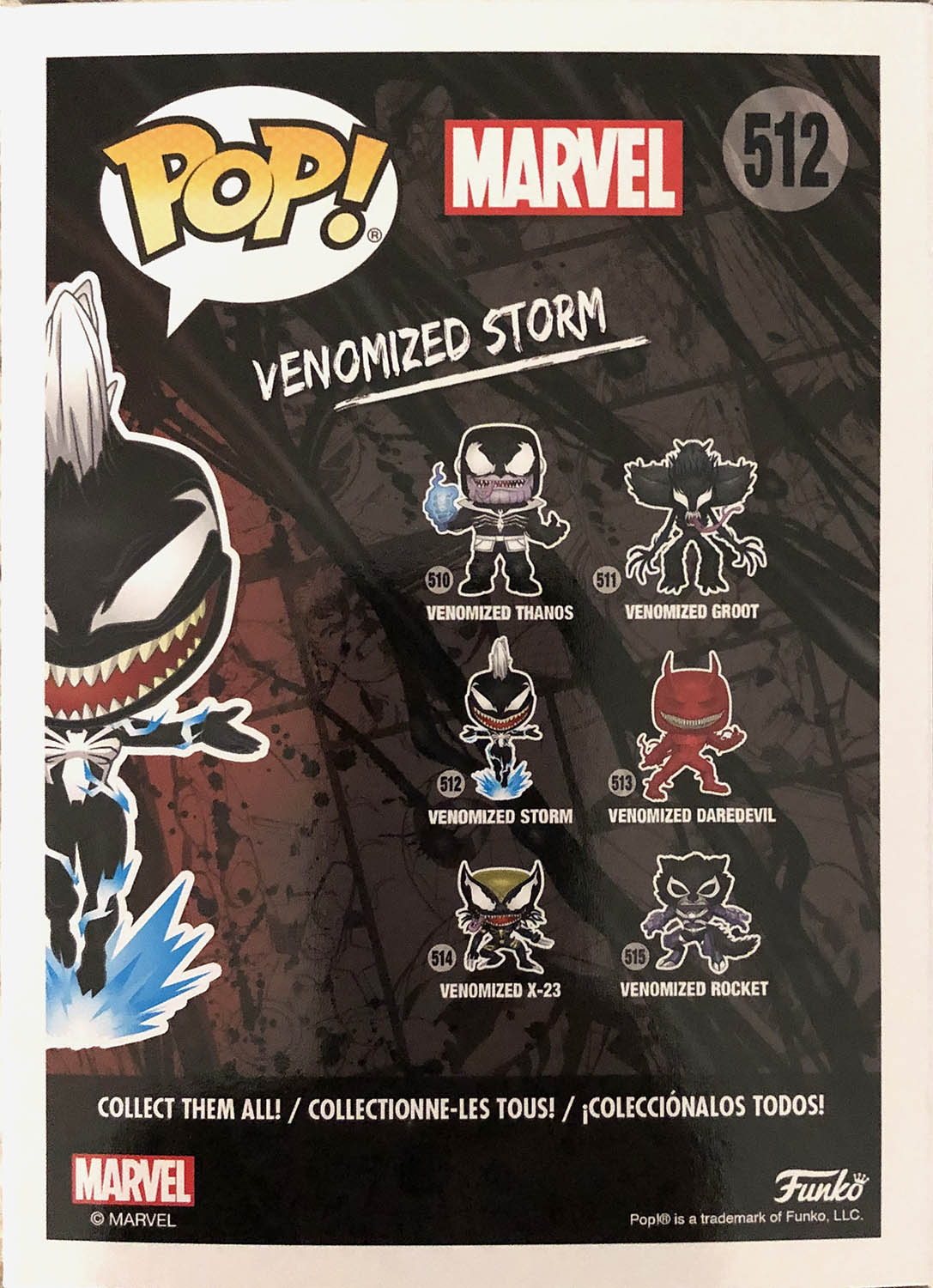 Venomized Storm 512 - Funko (POP! MARVEL) action figure collectible - Main Image 2