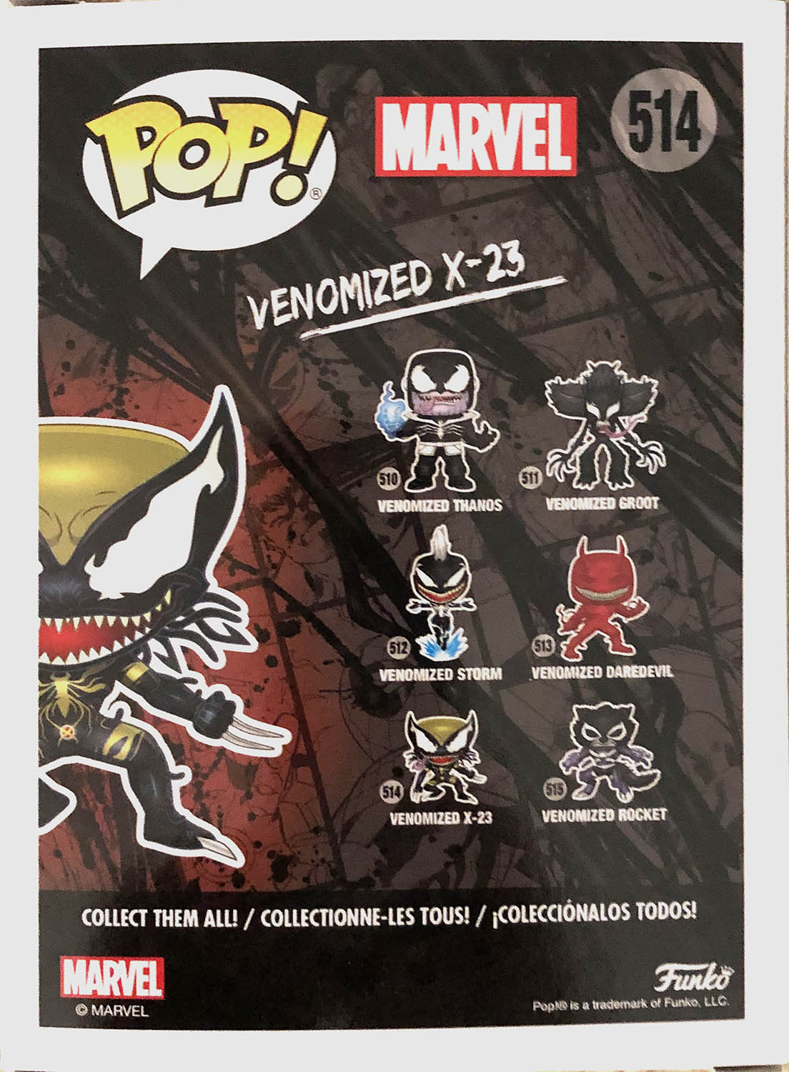 Venomized X-23 514 - Funko (POP! MARVEL) action figure collectible - Main Image 2