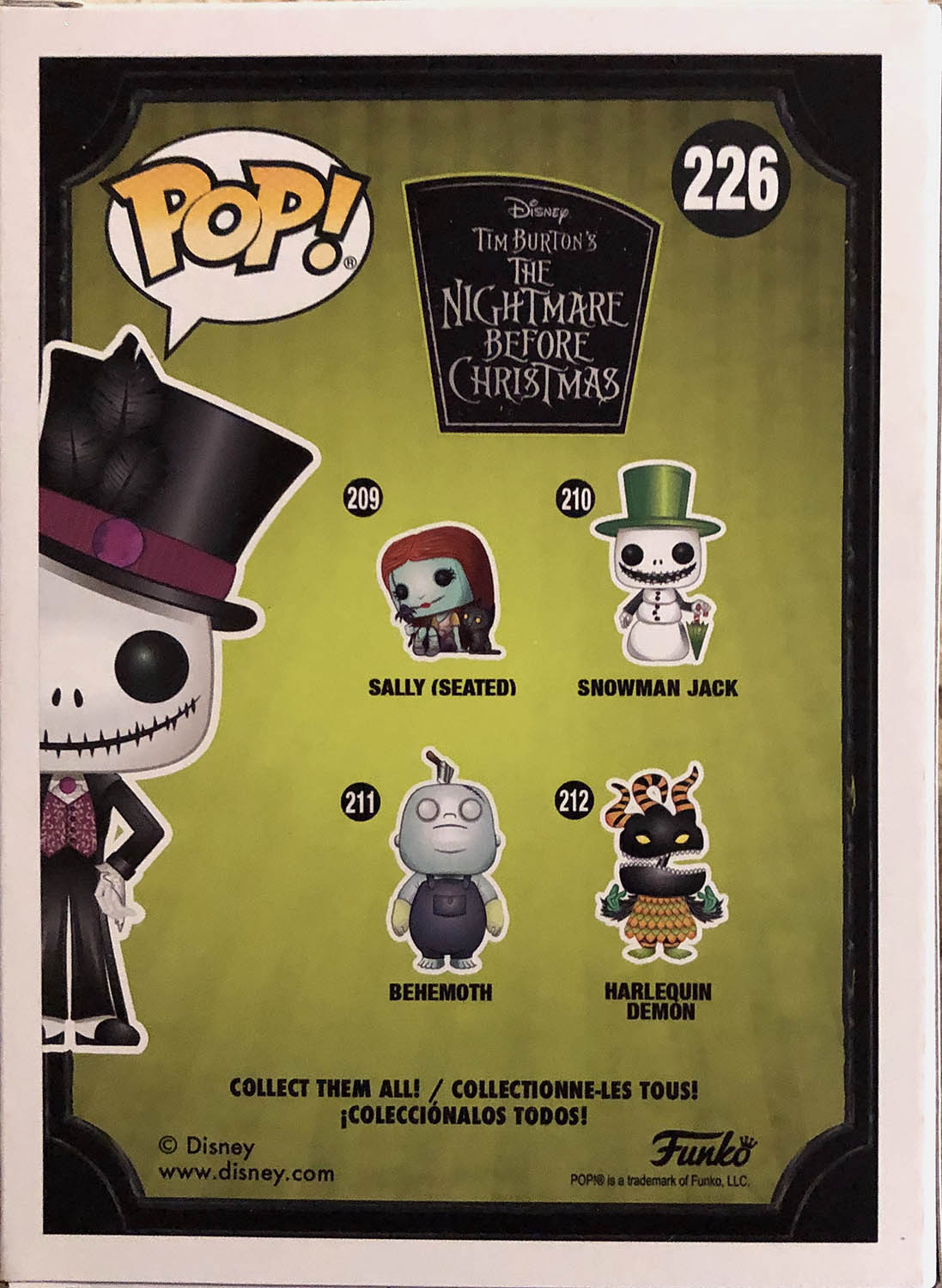 Dapper Jack Skellington 226 - Funko (Pop! Disney) action figure collectible - Main Image 2
