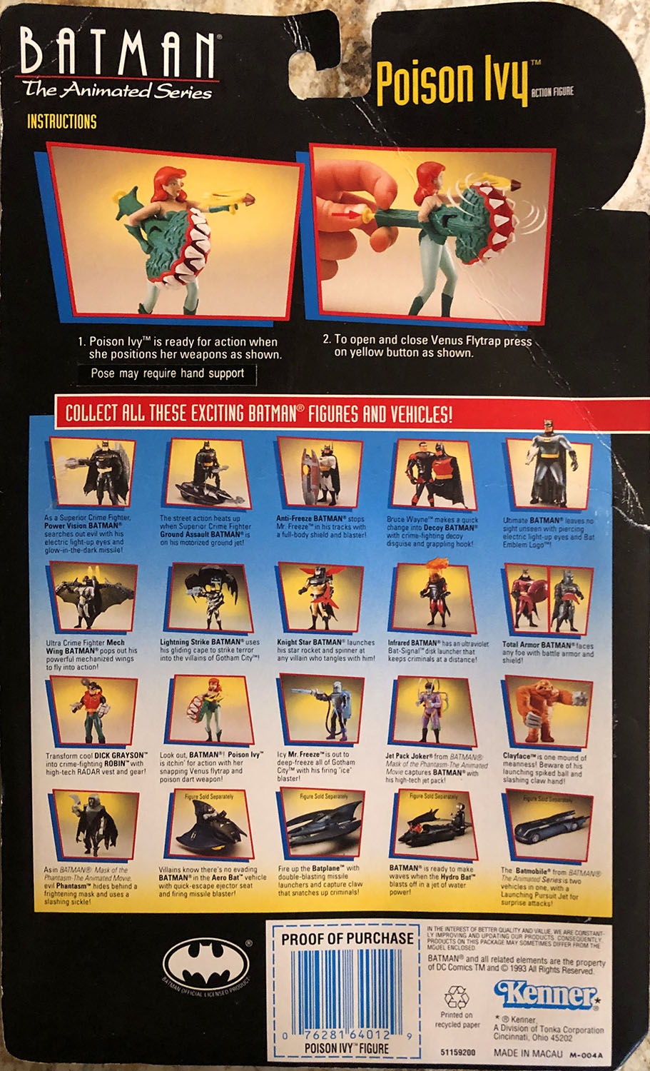 Poison Ivy - Kenner (Batman The Animated Series) action figure collectible - Main Image 2