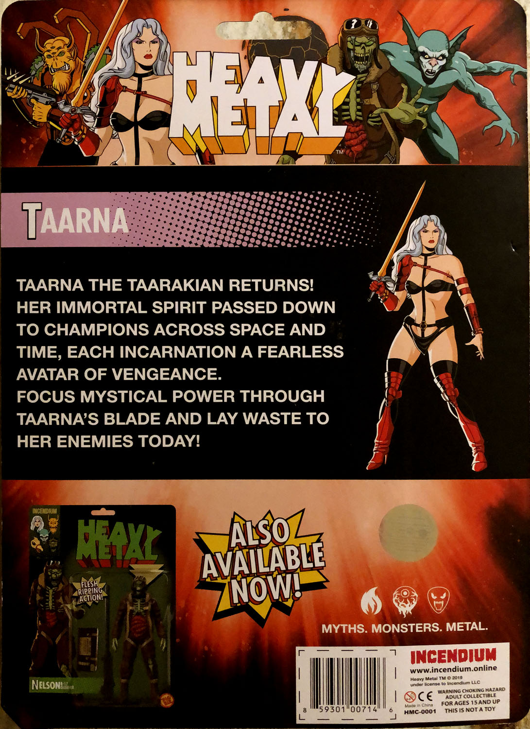 Taarna - Incendium (Heavy Metal) action figure collectible - Main Image 2