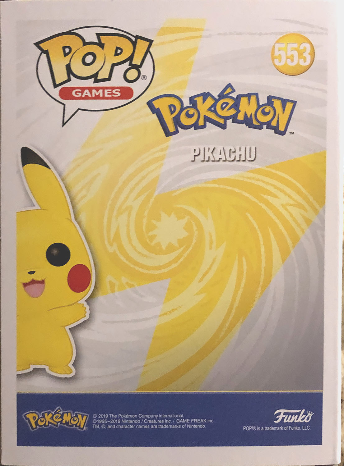 Pikachu 553 - Funko (Pop! Games) action figure collectible - Main Image 2