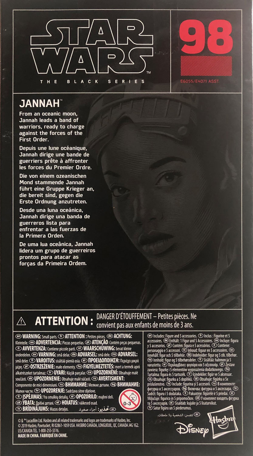 Jannah - Disney/Hasbro (Star Wars The Black Series 6) action figure collectible - Main Image 2