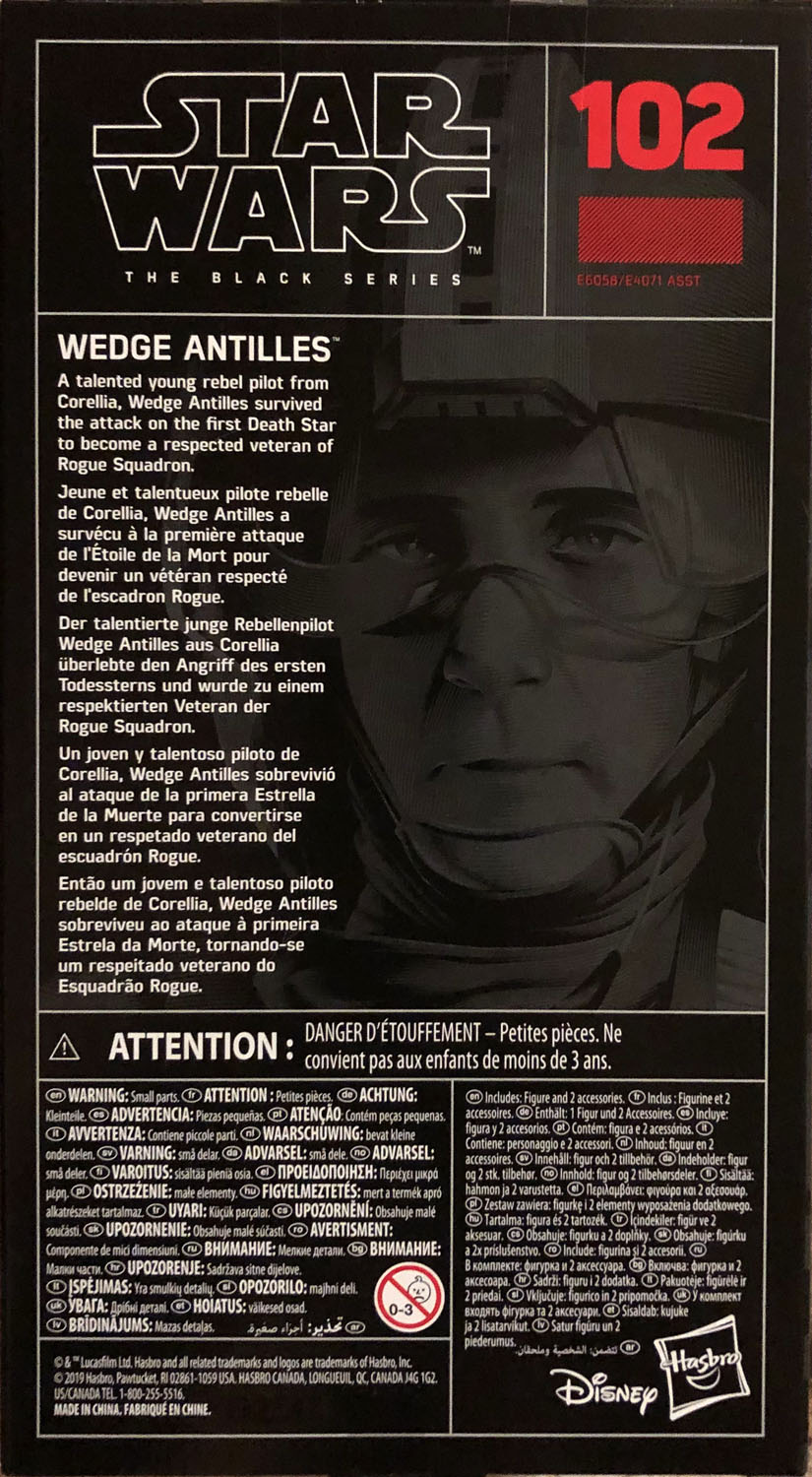 Wedge Antilles - Disney/Hasbro (Star Wars The Black Series 6) action figure collectible - Main Image 2