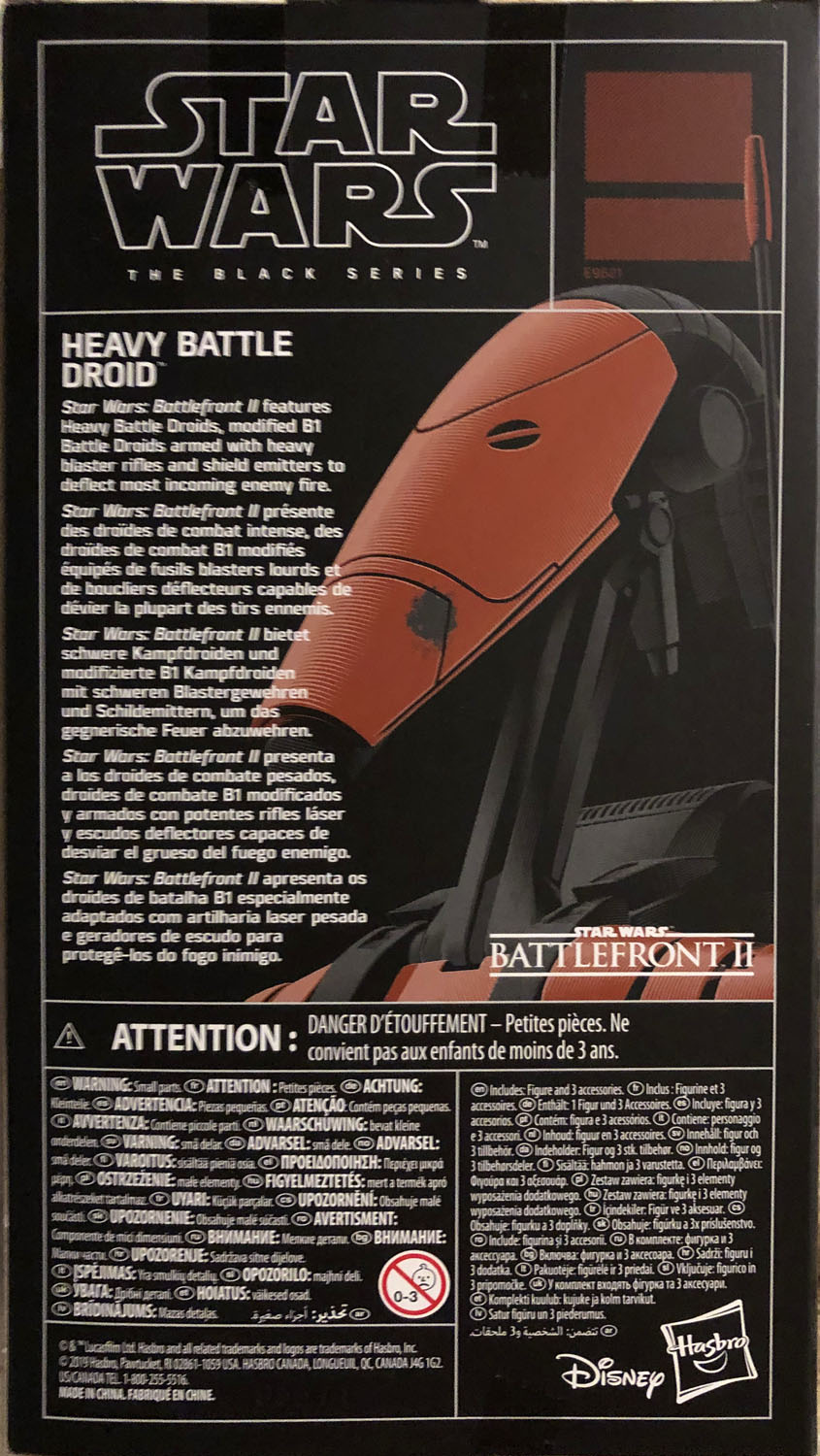 Heavy Battle Droid - Disney/Hasbro (Star Wars The Black Series 6) action figure collectible - Main Image 2