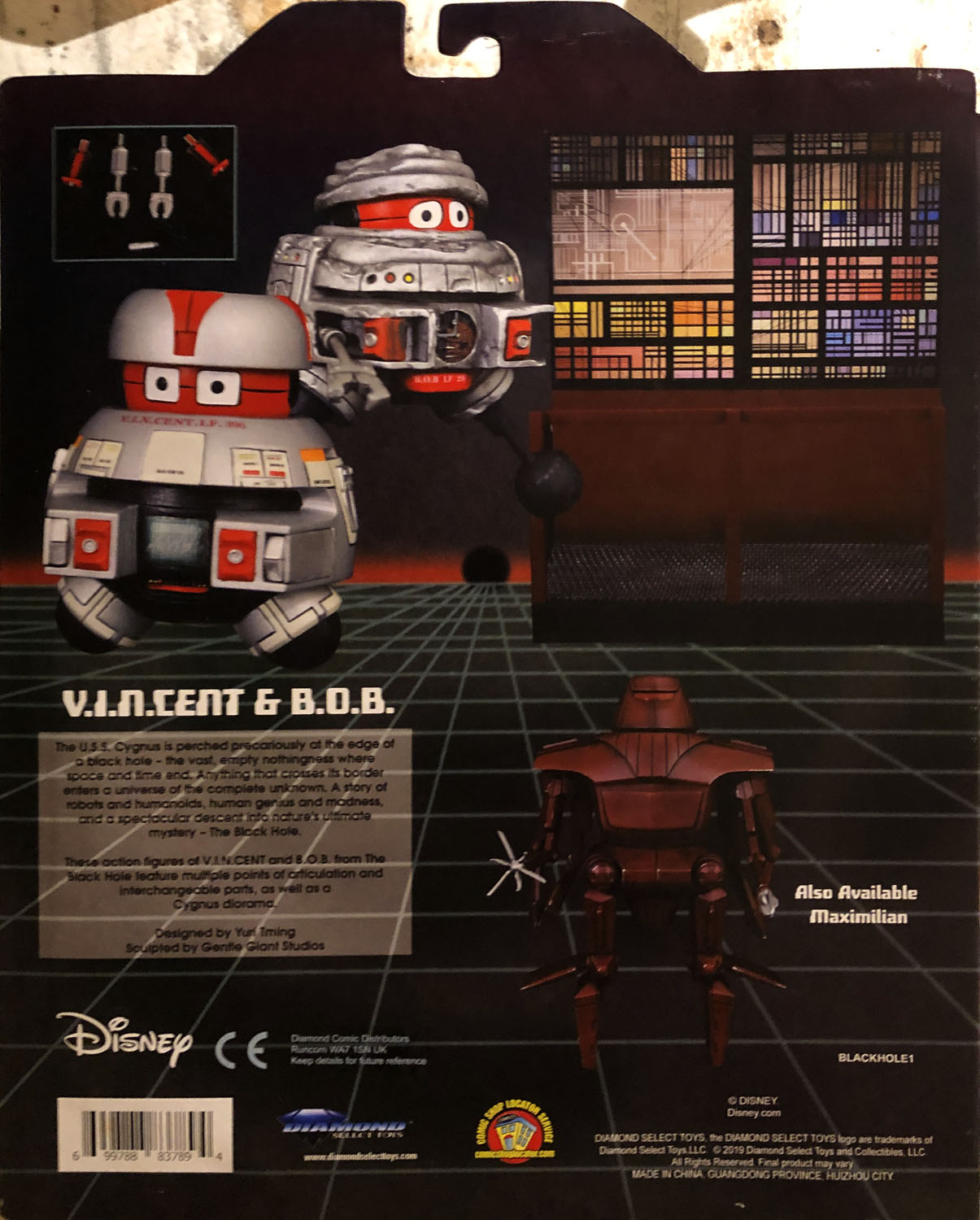 V.I.N.CENT and B.O.B. - Diamond Select (The Black Hole) action figure collectible - Main Image 2