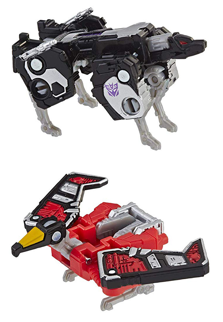 Soundwave Spy Patrol - Laserbeak and Ravage - Hasbro (Transformers: Siege War For Cybertron) action figure collectible - Main Image 2