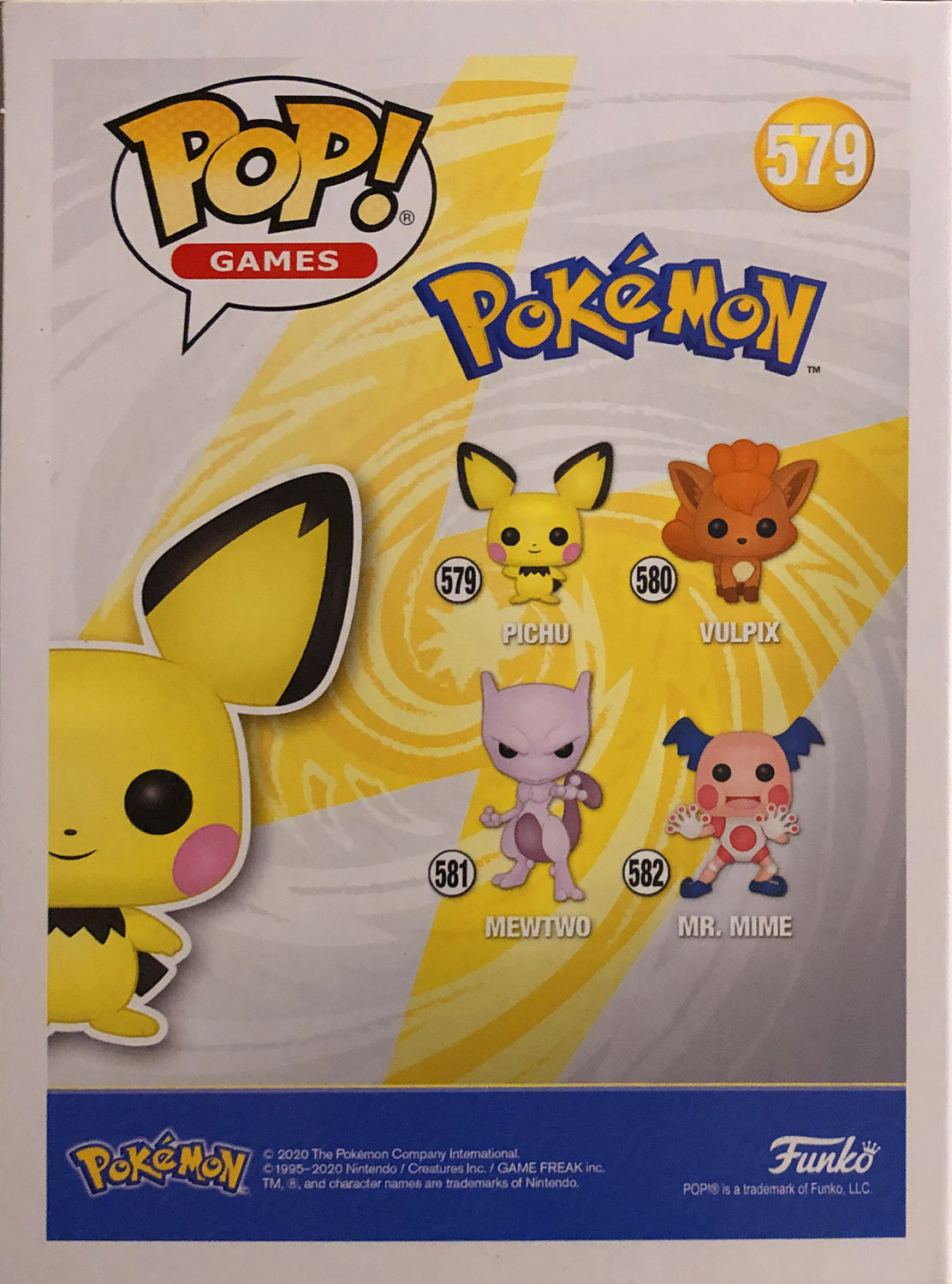 Pichu 579 - Funko (Pop! Games) action figure collectible - Main Image 2