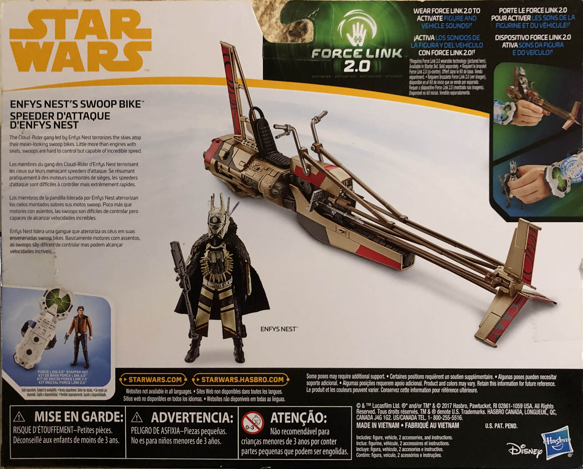 Enfys Nest’s Swoop Bike w/ Enfys Nest - Disney/Hasbro (Star Wars Solo) action figure collectible - Main Image 2