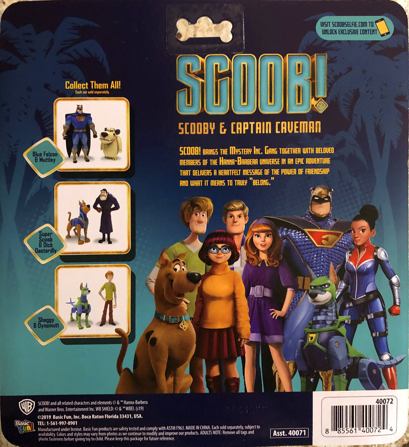 Scooby and Captain Caveman - Basic Fun! (Scoob!) action figure collectible - Main Image 2