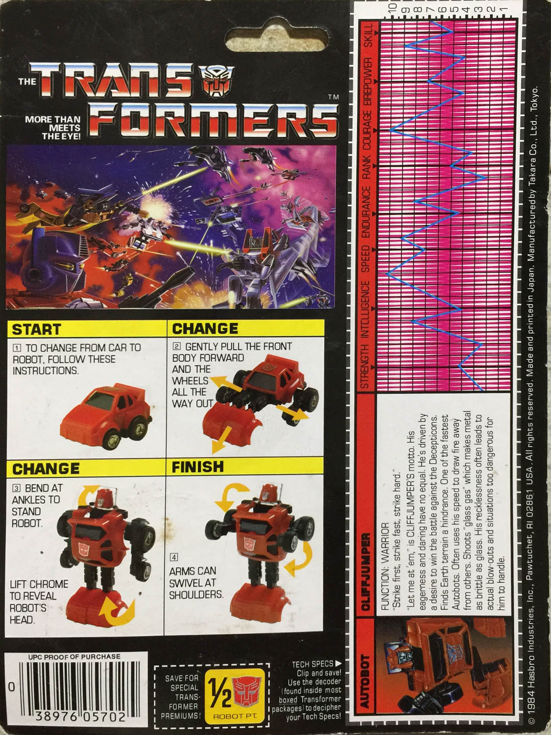 Cliffjumper - Hasbro (The Transformers) action figure collectible - Main Image 2