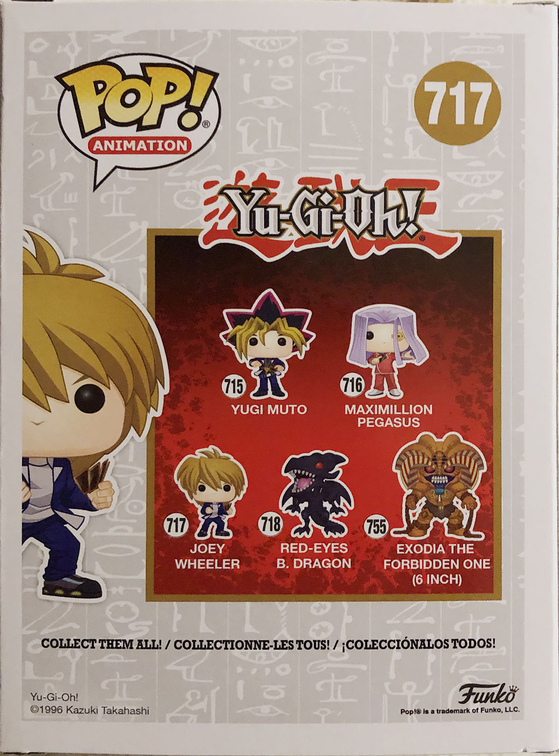 Joey Wheeler 717 - Funko (POP! ANIMATION) action figure collectible - Main Image 2