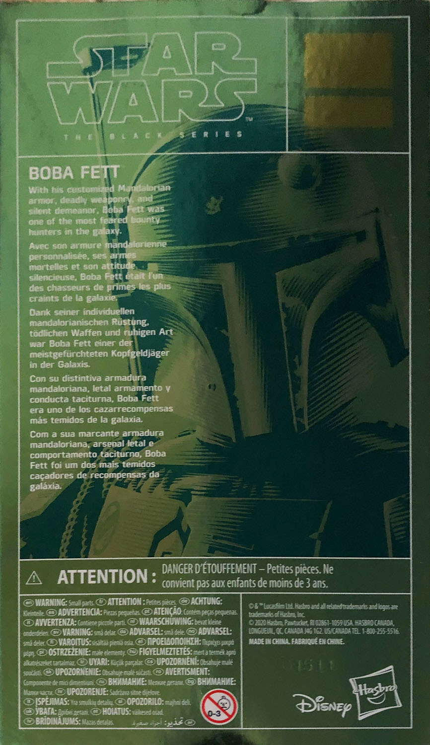 Carbonized: Boba Fett - Hasbro (The Black Series 6”) action figure collectible - Main Image 2