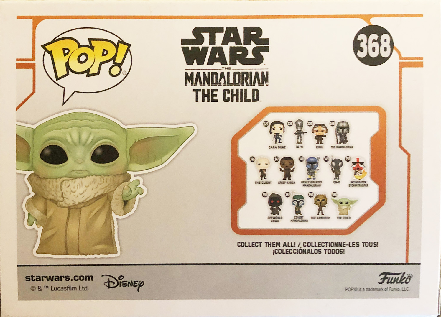 Child 368, The - Funko (Pop! Star Wars) action figure collectible - Main Image 2