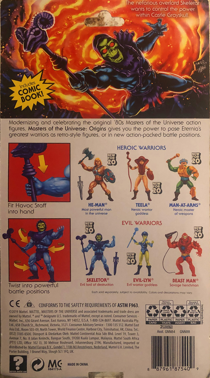 Skeletor - Mattel (Masters Of The Universe Origins) action figure collectible - Main Image 2