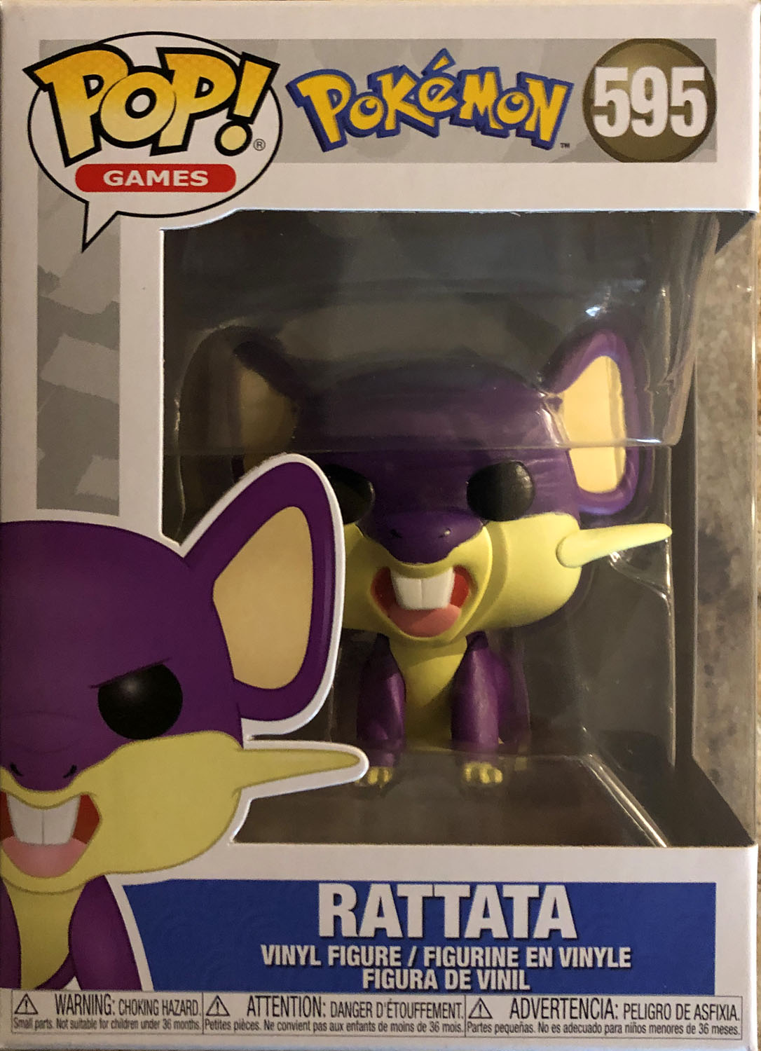 Rattata 595 - Funko (Pop! Games) action figure collectible - Main Image 1