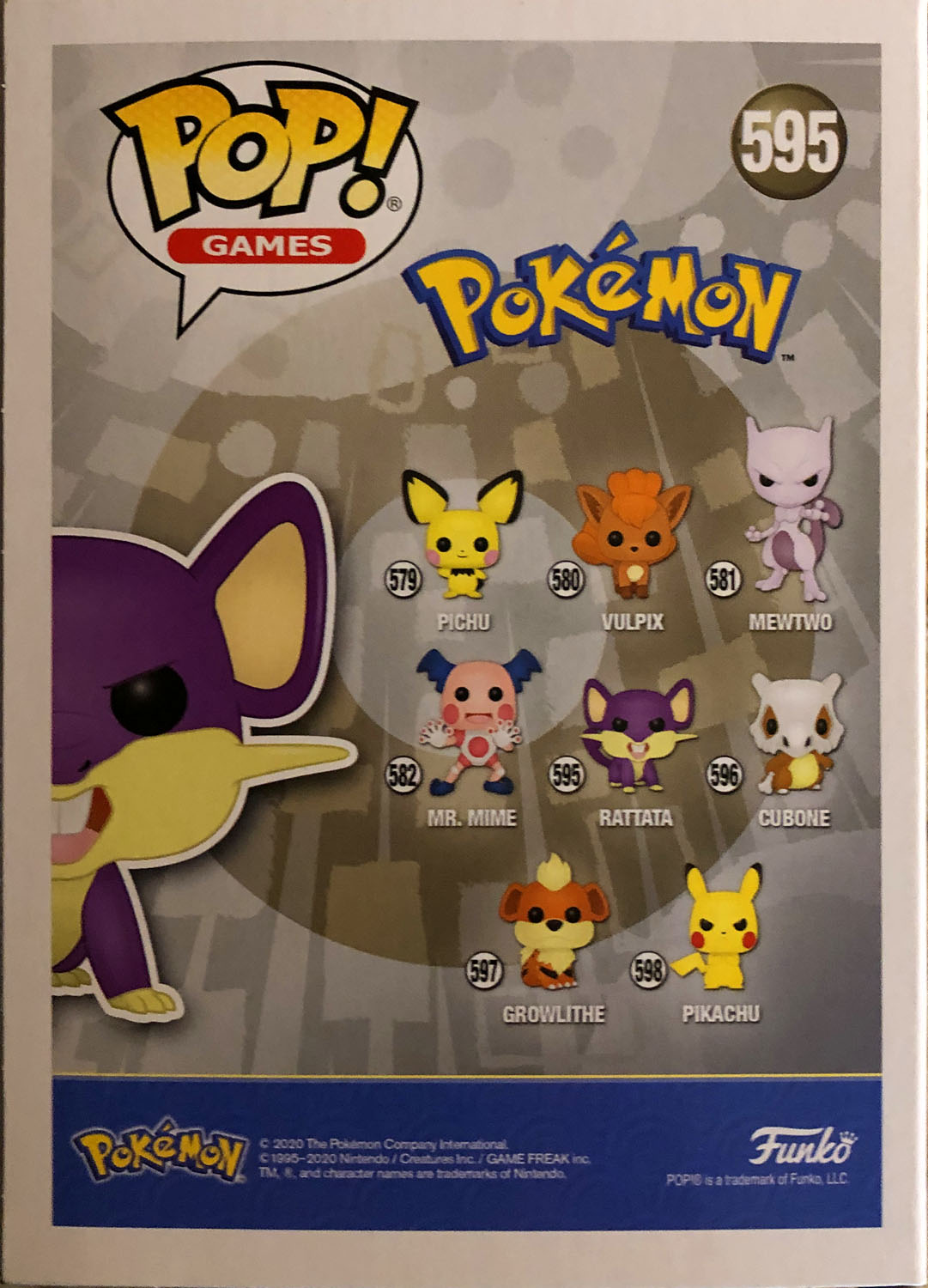 Rattata 595 - Funko (Pop! Games) action figure collectible - Main Image 2