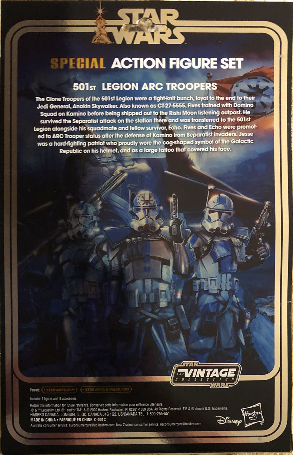 Special Action Figure 501st Legion ARC Troobers Set - Kenner/Hasbro (Star Wars The Vintage Collection) action figure collectible - Main Image 2