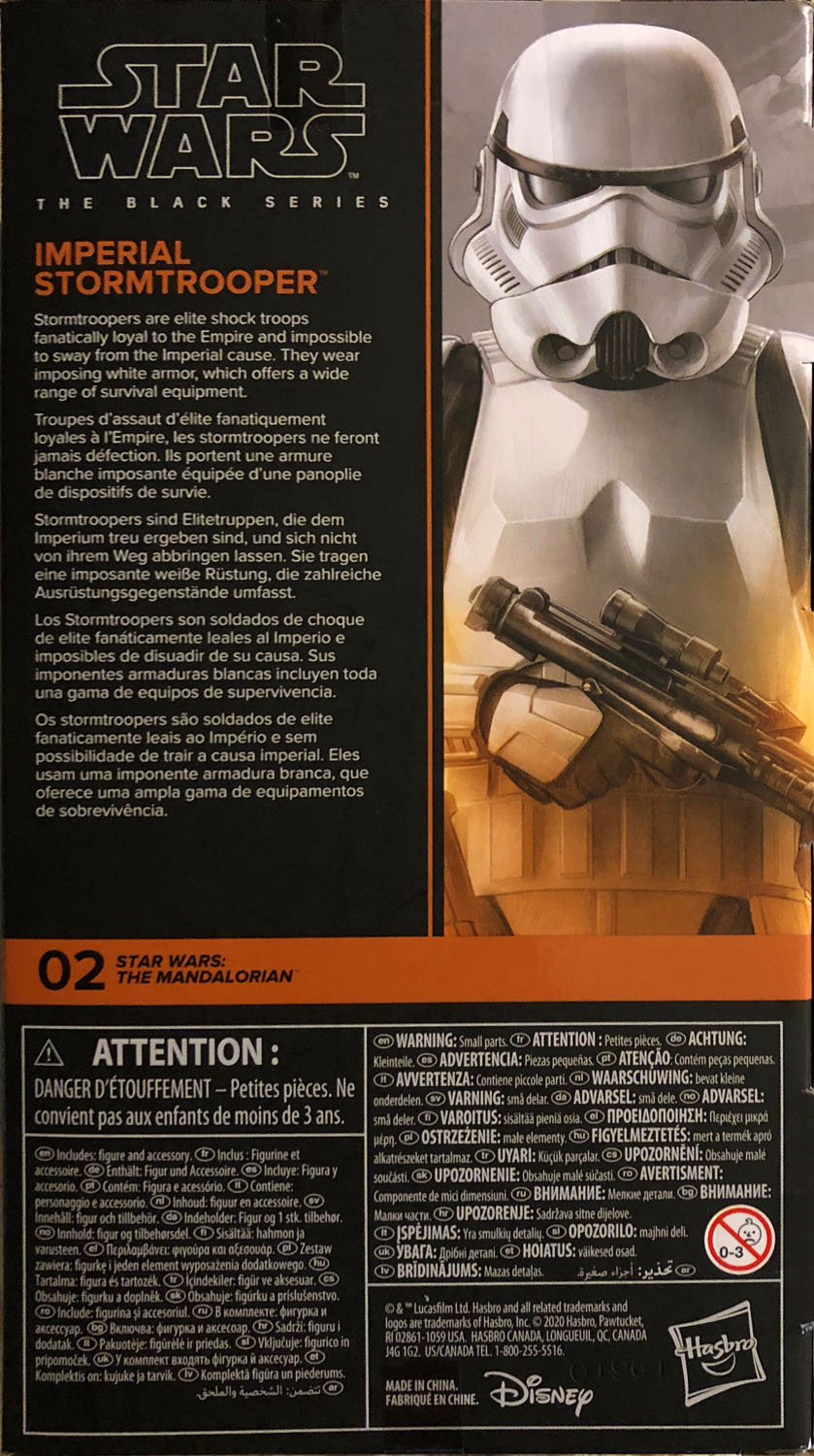 Imperial Stormtrooper - Disney/Hasbro (Star Wars The Black Series 6) action figure collectible - Main Image 2